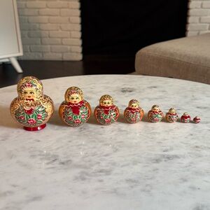 Colorful Russian Nesting Dolls